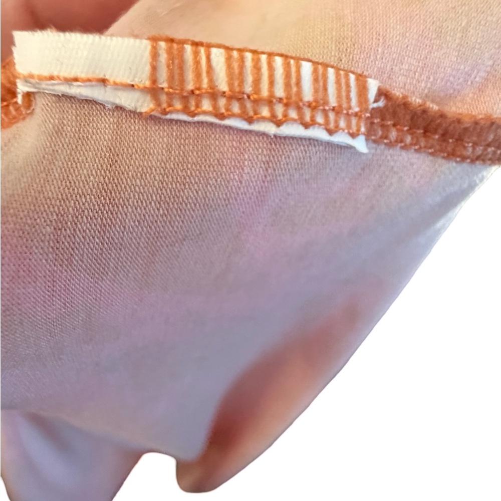 Prana Orange Floral Spaghetti-Strap Midi Dress - Picture 8 of 9